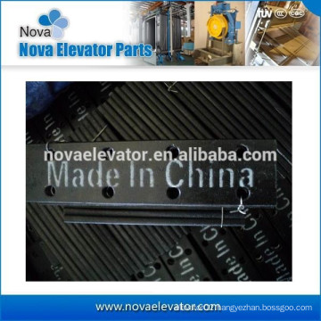 Elevator Parts Type, Fishplate for Machined & Cold Drawn Guide Rail, Hollow Guide Rail